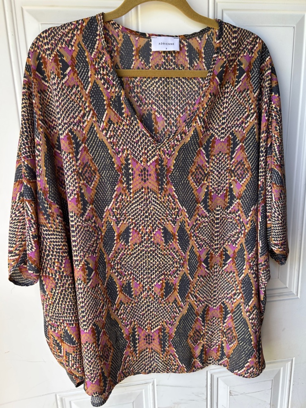 New Hippie Boho Print Top Bust 58”
